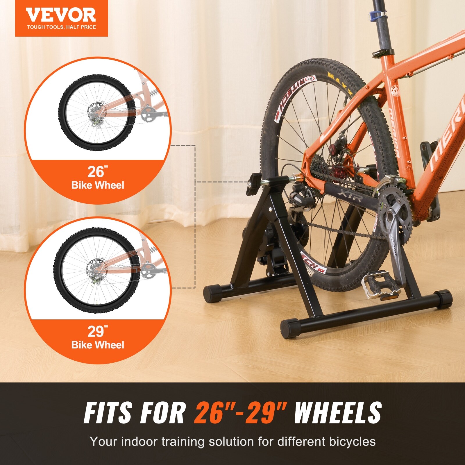 Folding bike trainer stand online