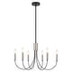 preview thumbnail 71 of 69, 6-Light Modern Candlestick Hanging Linear Chandelier Lighting Island Chandelier for Kitchen Island