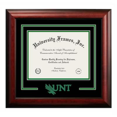 North Texas Mean Green 14w x 11h Spirit Diploma Frame