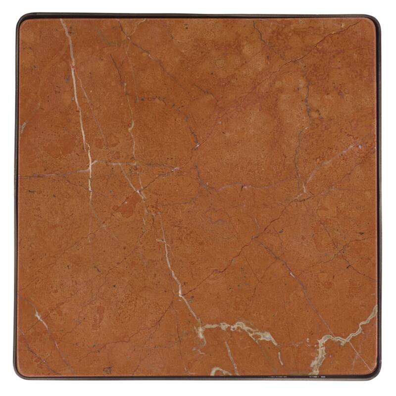 SAFAVIEH Couture Bellatressa Marble Accent Table - 14"W x 14"D x 18"H