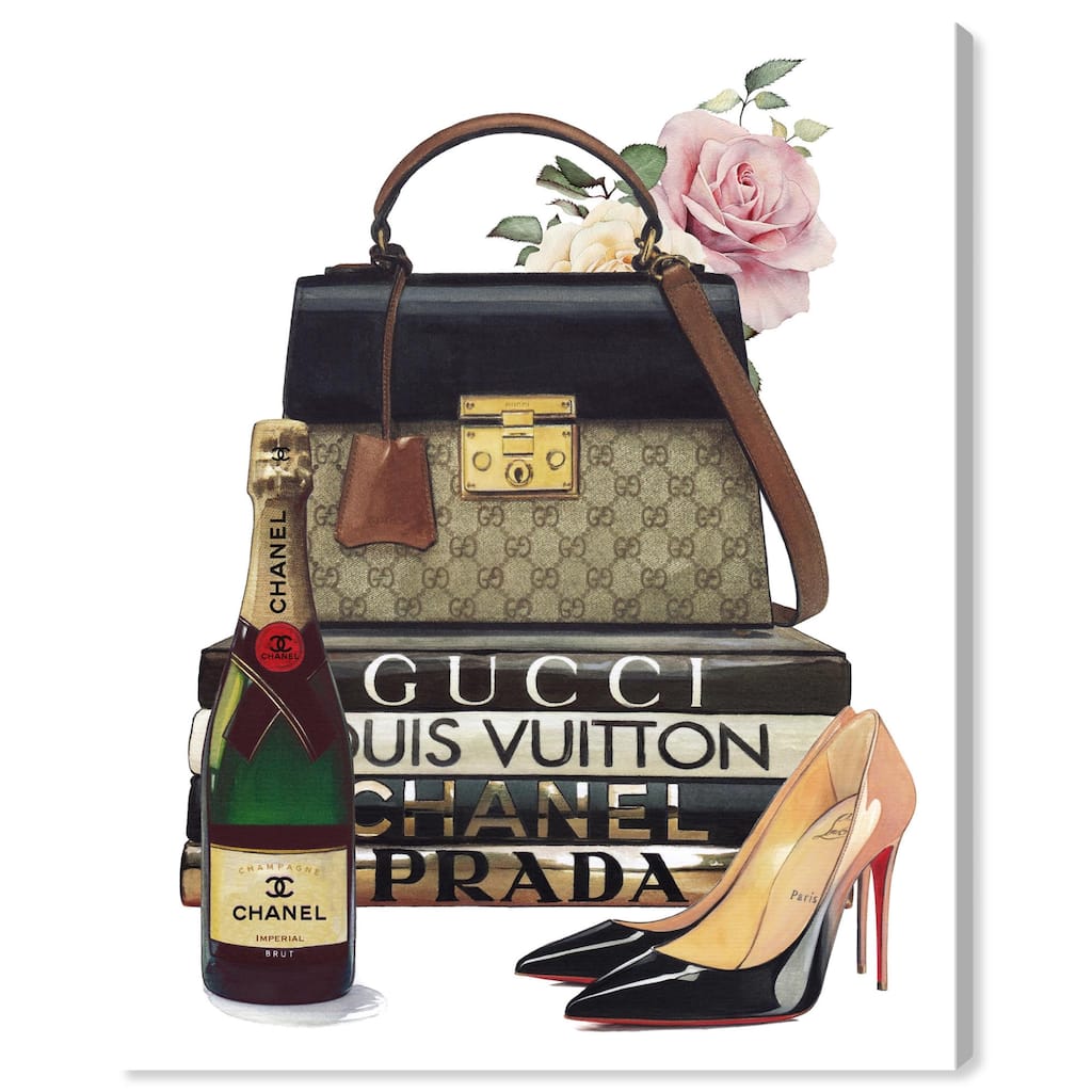 Let's Go Out Tonight Canvas by Art Remedy, Gallery Wrapped