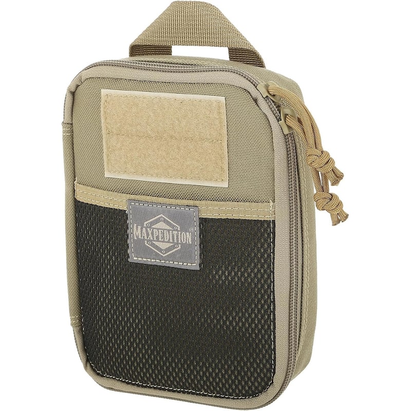 Lightweight Durable Fatty Pocket Organizer MOLLE Pouch, Khaki