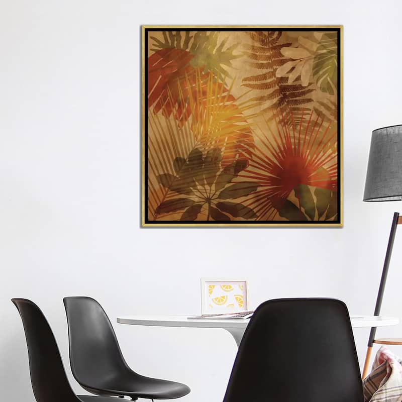 iCanvas "Sunlit Palms II" by John Seba Framed Canvas Print