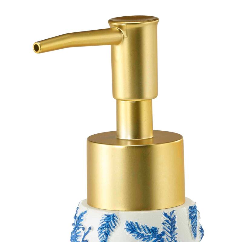 Avanti Linens Nutcracker Trellis Lotion Dispenser - Blue - Lotion Dispenser