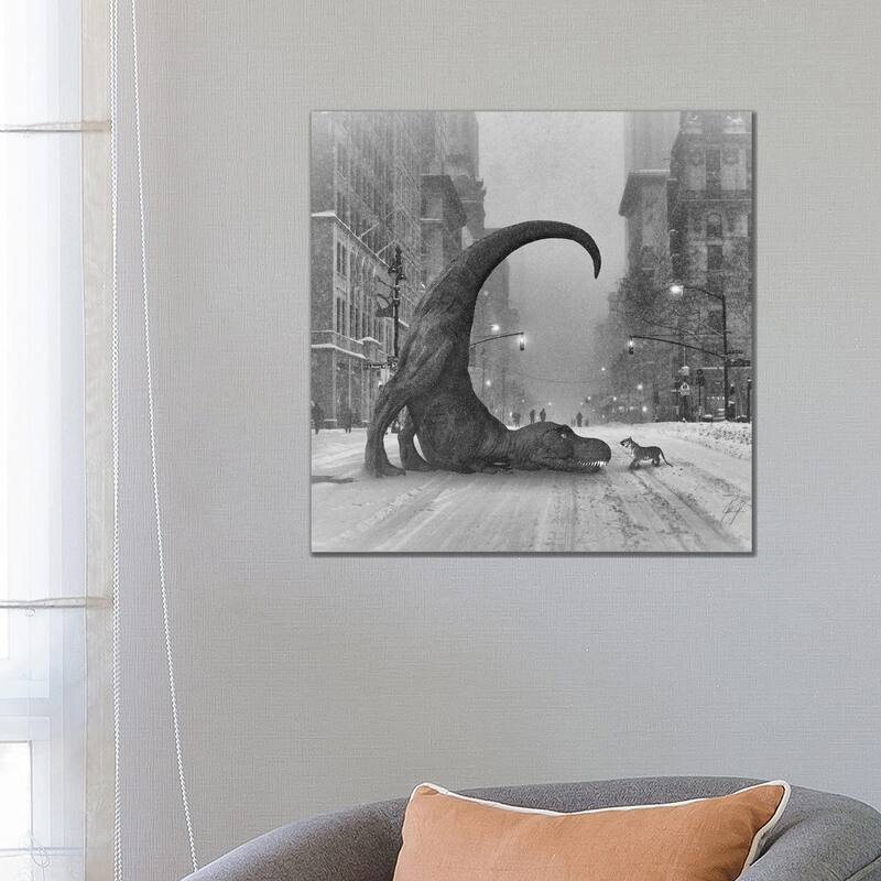 iCanvas "Wanna Play" by Kathrin Federer Canvas Print - 26x26x1.5