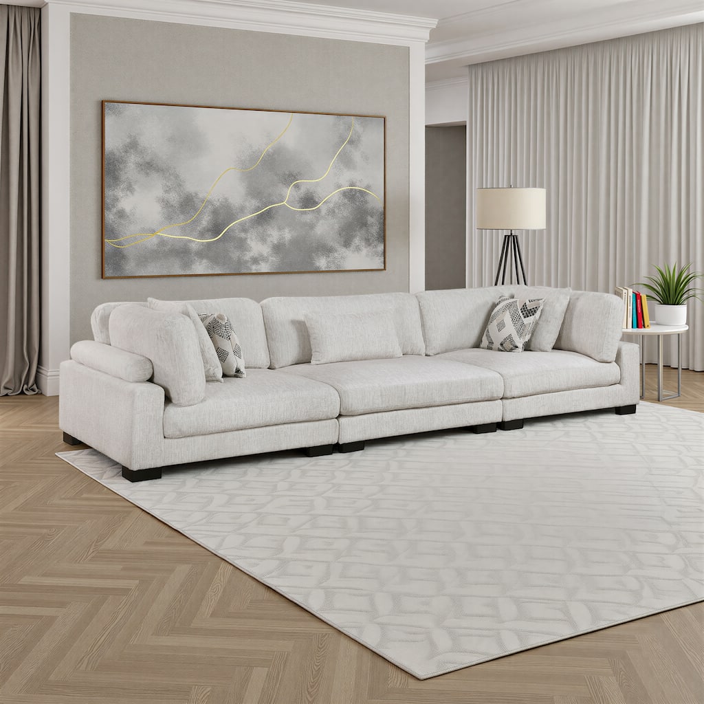 Fremont & Park Abbeville Microfiber Living Room Sofa