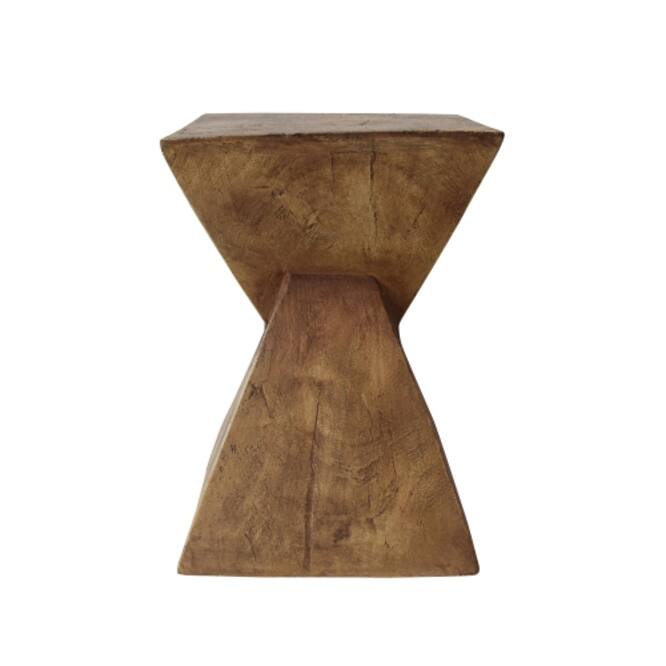 18'' Modern Natural Hand-painted Side Table