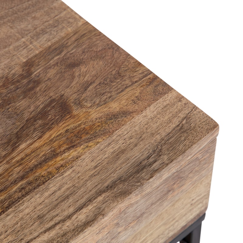Kate and Laurel Malone Wood and Metal Console Table