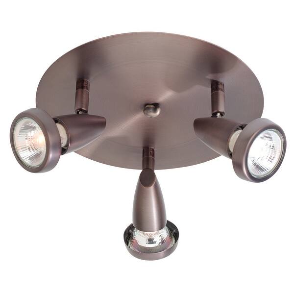 slide 2 of 3, Access Lighting Mirage - 3-Light Cluster Spotlight - Bronze Finish