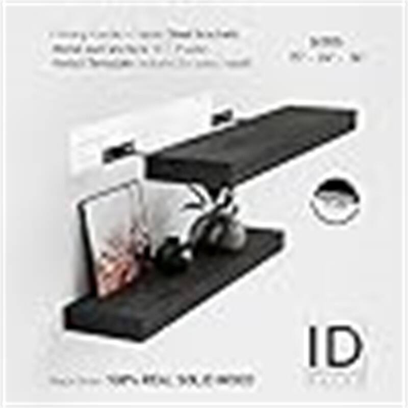 Floating Wall Shelves - 5.5"D x 24"W x 1.5"H