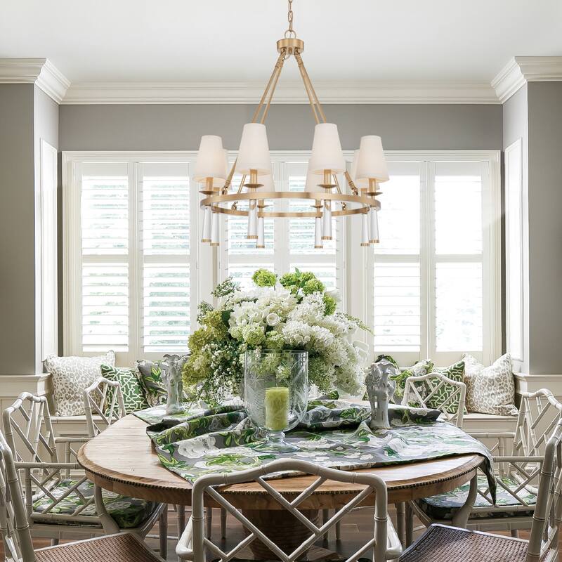 Crystorama Lighting Group Baxter 8 Light 32" Wide Chandelier