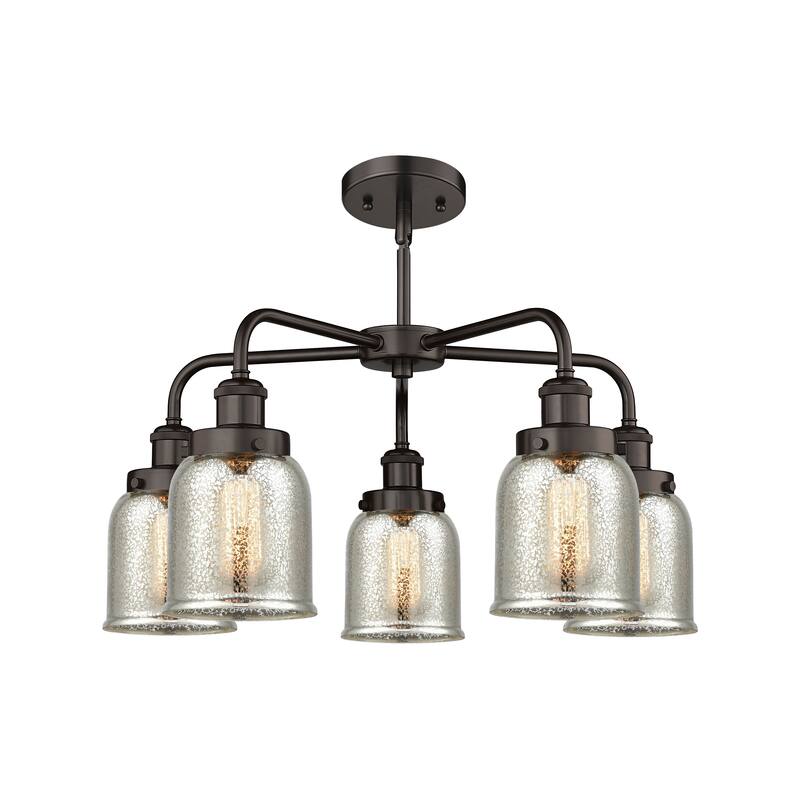Innovations Lighting Bell - 5 Light 23" Stem Hung Chandelier