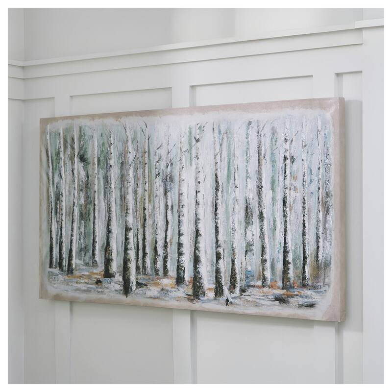 Signature Design by Ashley Calbert White/Black/Green Wall Art - 60"W x 1.5"D x 30"H