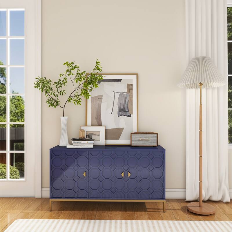 3 Door Accent Cabinet