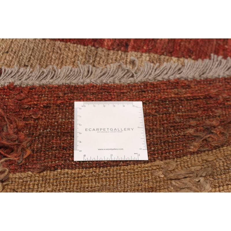 ECARPETGALLERY Flat-Weave Lahor Finest Copper Wool Tapestry Kilim - 9'6 x 13'10