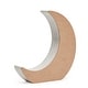 preview thumbnail 7 of 7, Wood Crescent Moon Shelf, Rustic White Home Decorations (10 x 10.2 x 2 In)