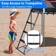 preview thumbnail 2 of 14, Yescom Universal 3 Step Trampoline Ladder with Wide Skid-Proof Steps Fit 15 FT or Larger Trampolines Kid Outdoor