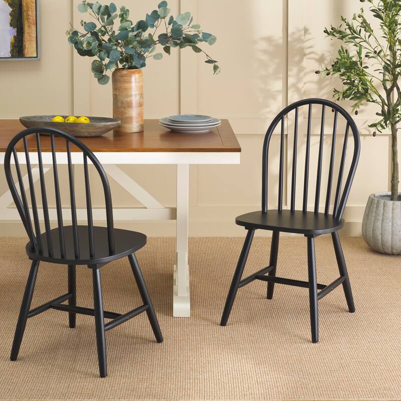 SAFAVIEH HOME Omaha Dining Chair (Set of 2) - 18"W x 18"D x 36"H
