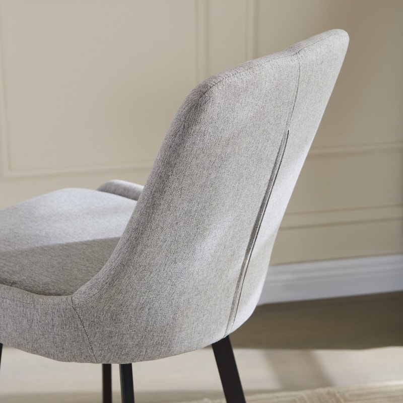 Leick Home Upholstered Back Counter Height Stool with Steel Base Set of 2