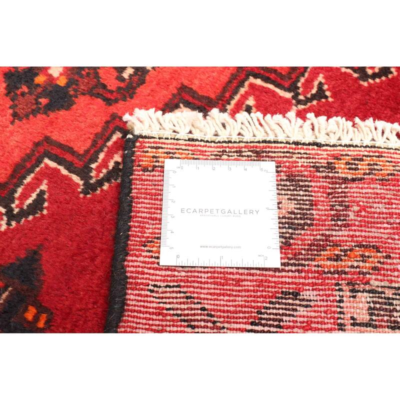 ECARPETGALLERY Hand-knotted Andelz Red Wool Rug - 3'10 x 6'2