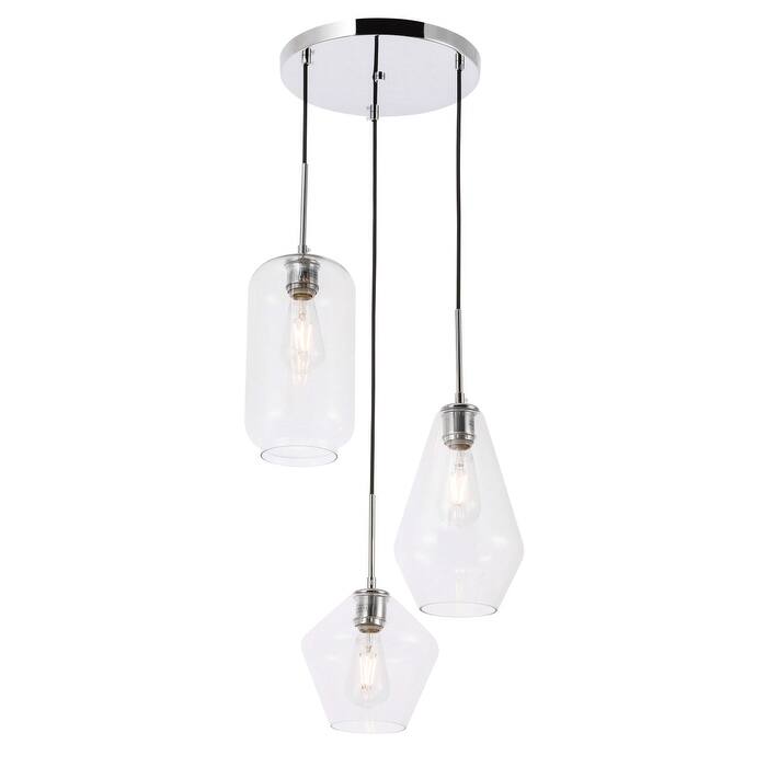 Gerald Glass 3-light Pendant