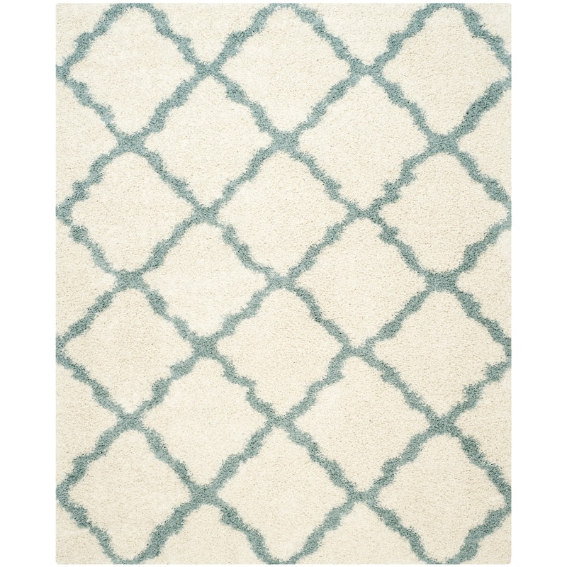 SAFAVIEH Dallas Shag Giusy Trellis 1.5-inch Thick Rug