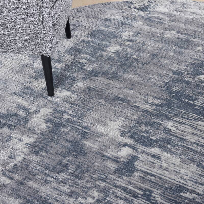 Rustic Textures Modern Transitional Abstract Area Rug