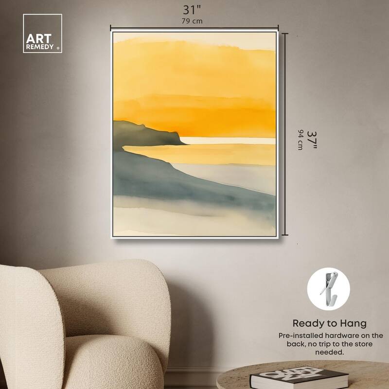 Dawn on the Waves Canvas by Art Remedy