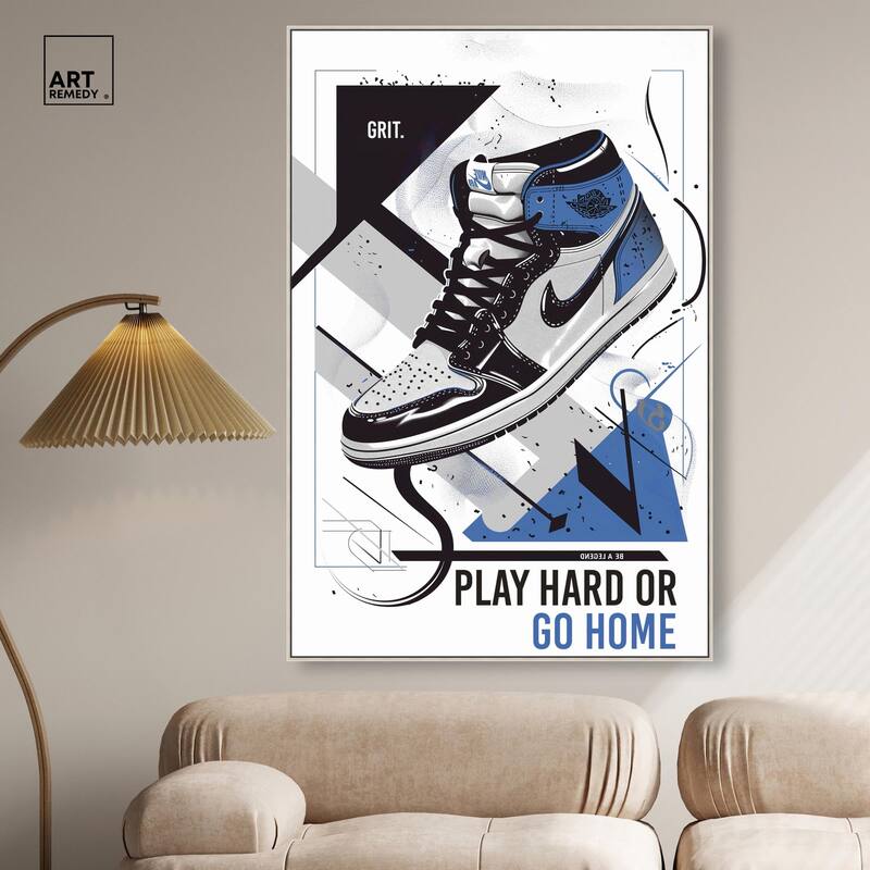 Play Hard Go Home Canvas by Art Remedy