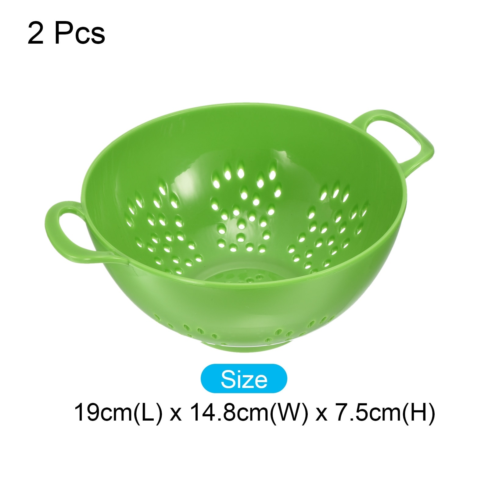 Red plastic sale colander