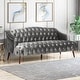 preview thumbnail 2 of 32, Adelia Modern Glam Tufted Velvet Sofa by Christopher Knight Home