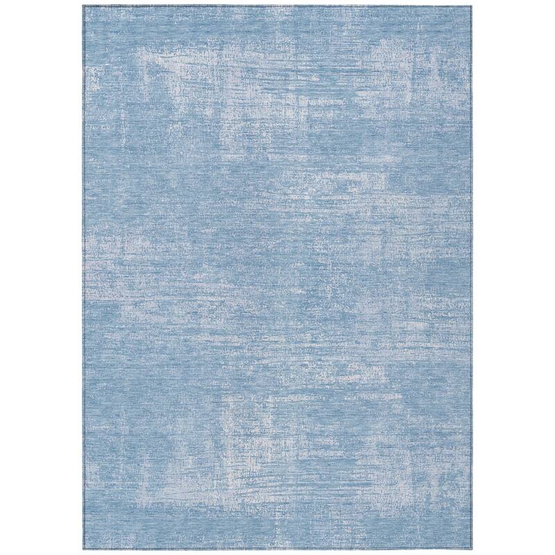 HomeRoots Abstract Transitional Rectangle Outdoor Rug