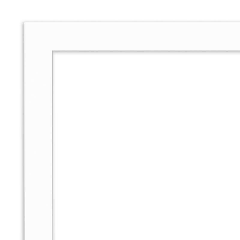 Basic Narrow Wood Framed Natural Corkboard Bulletin Board