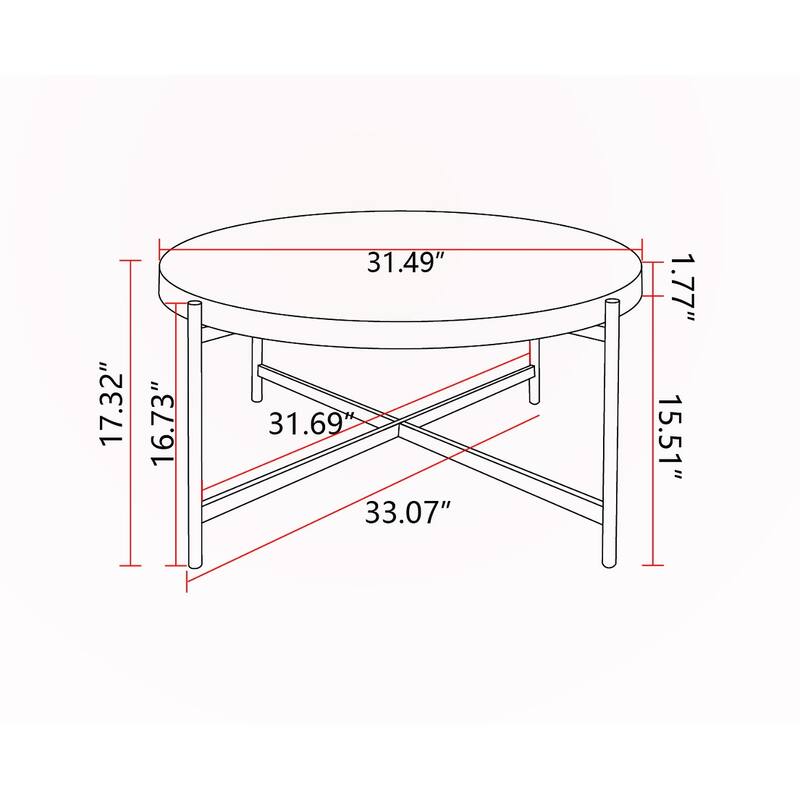 Twopiece Round Coffee Table Set Bed Bath & Beyond 37845124