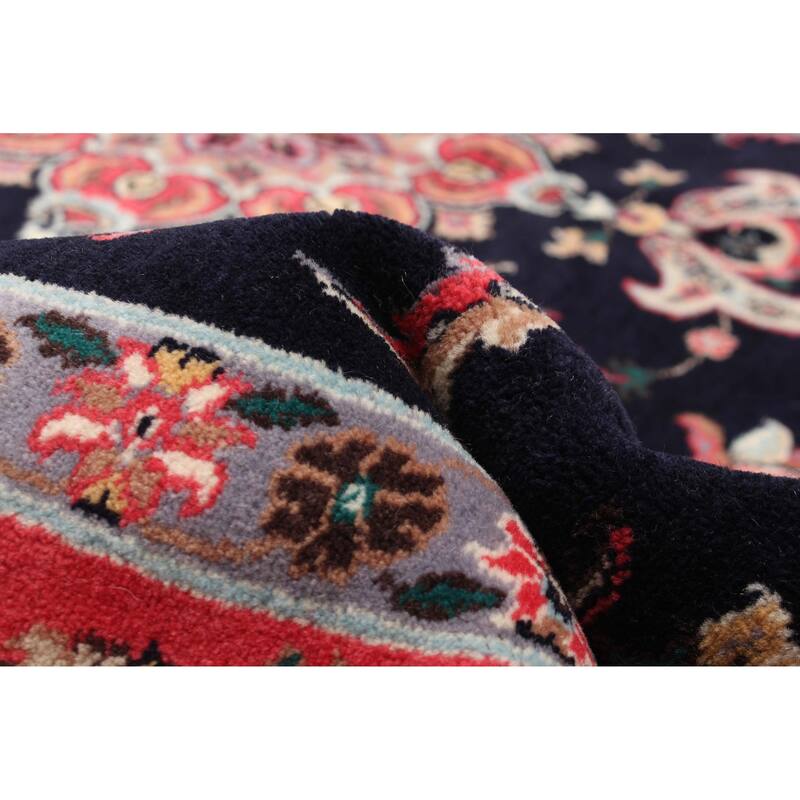 ECARPETGALLERY Hand-knotted Pako Persian 18 Of 20 Dark Navy Wool Rug - 6'2 x 9'5