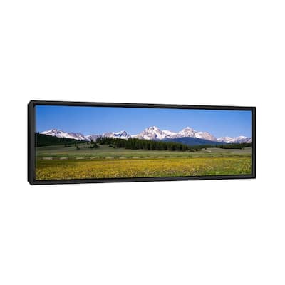 iCanvas "Sawtooth Range, Sawtooth National Recreation Area, Idaho, USA" by Panoramic Images Framed Canvas Print