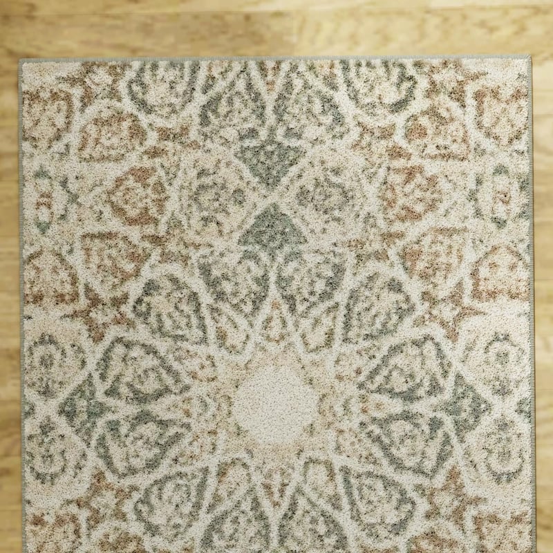 Contemporary Daisy Collection Area Rug