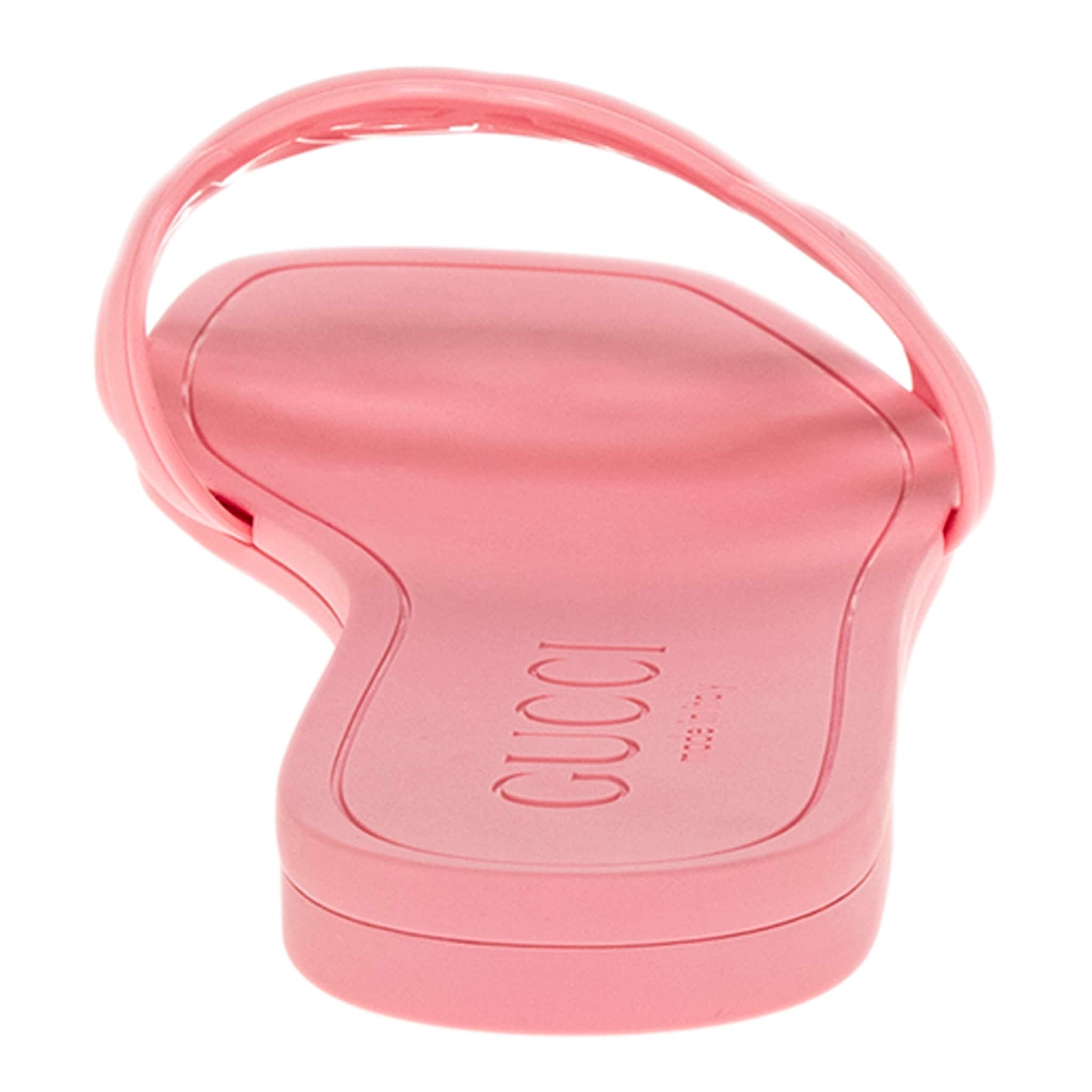 Gucci Interlocking Plastic Pink Gucci Jelly Shoes Gucci Plastic Heels Gucci Interlocking G  main image 2