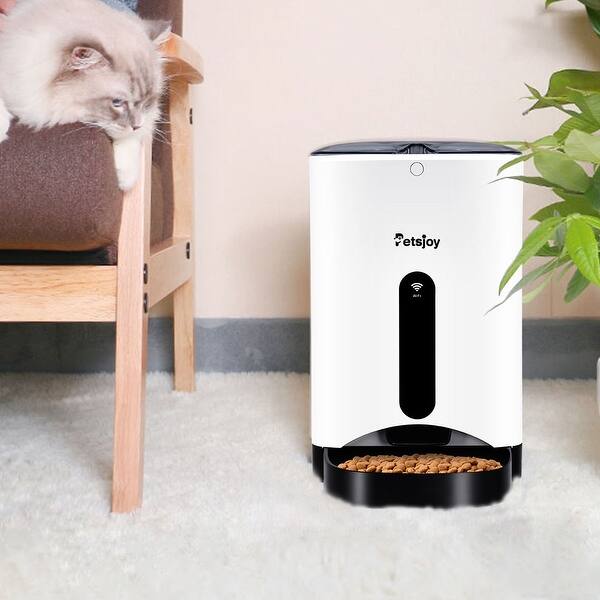 Shop Gymax Automatic Pet Feeder Smart Cat Dog Food Dispenser