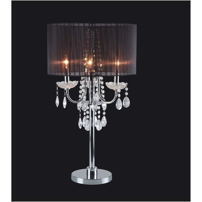 29.5"h Crystal Inspired Table Lamp