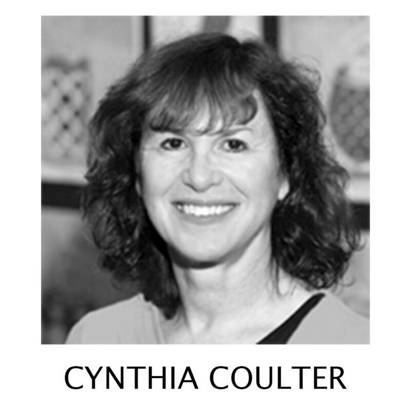 Serene Trees Landscape by Cynthia Coulter Wood Framed Wall Art Print - Svelte Noir Black