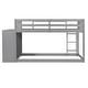 preview thumbnail 30 of 50, Twin over Twin Bunk Bed with 4 Drawers and 3 Shelves