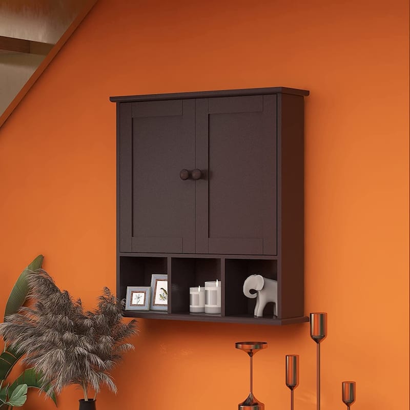 black-bathroom-cabinet-bathroom-wall-cabinet-2-door-adjustable-shelves