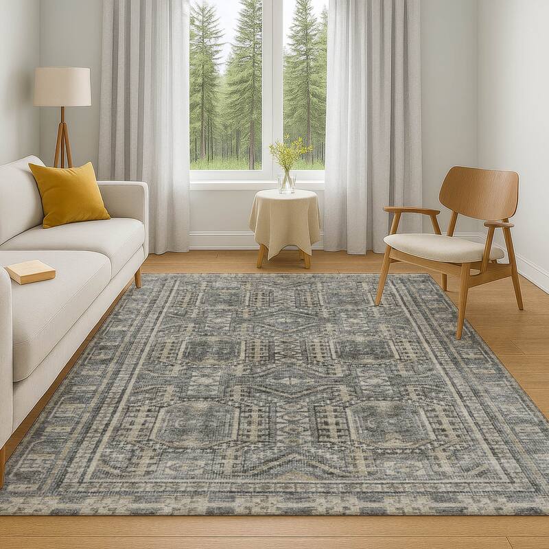 Premium Washable Super Soft Traditional Global Mayfield Rug