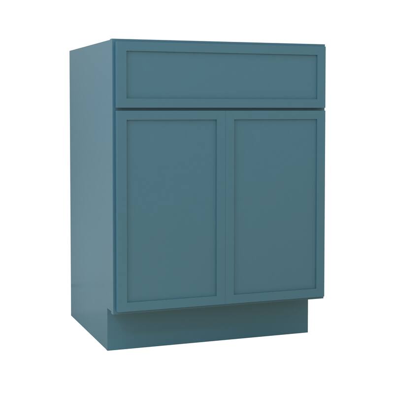 Vanity Art 24" Freestanding Single Base Storage Cabinet with Soft Close Doors
