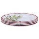 preview thumbnail 2 of 1, Certified International Christmas Gatherings 9" Melamine Salad/Dessert Plates, Set of 4 - 9" Diameter