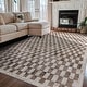 preview thumbnail 41 of 40, Contemporary Checkered Area Rug