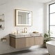 preview thumbnail 43 of 98, Floating Bathroom Vanity with 3 Pre-drilled Faucet Holes