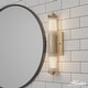 preview thumbnail 31 of 91, Hunter Holly Grove Bathroom Vanity Wall Light, Art or Shelf Light - Contemporary - Damp Rated!
