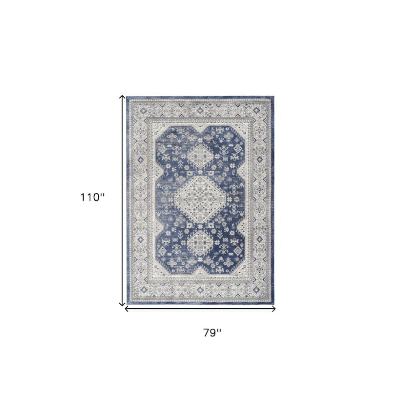 Loyaj Power Loomed Area Rug By HomeRoots - 110' X '79' X '0.5